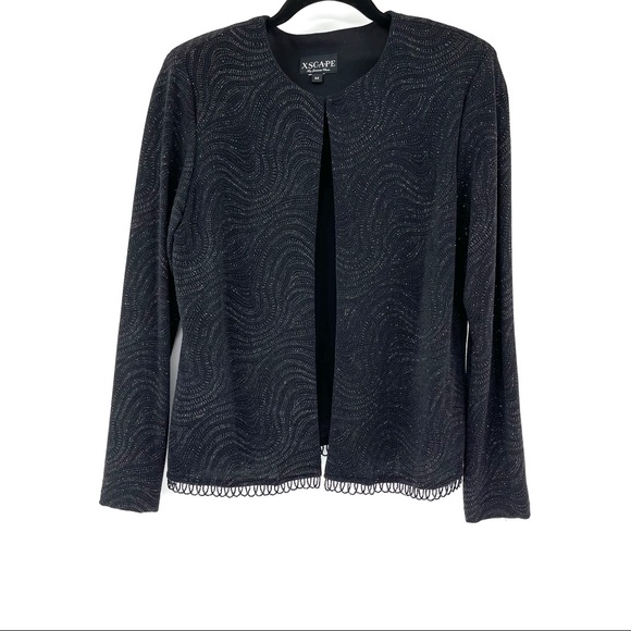 Xscape Black Formal Cardigan Shrug - Picture 1 of 8